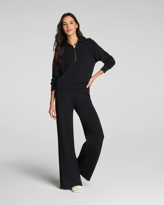 SPANX AirEssentials Half Zip | Black