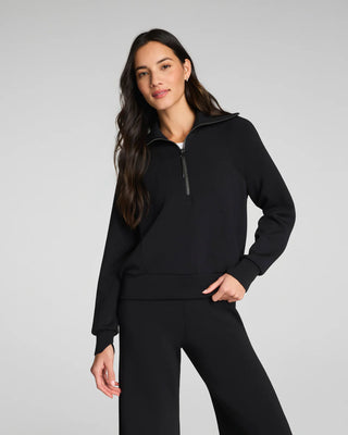 SPANX AirEssentials Half Zip | Black