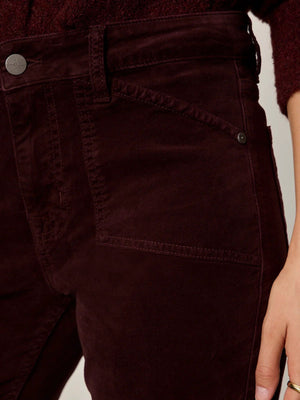 Sanctuary Velveteen Brook Bootcut | Crimson