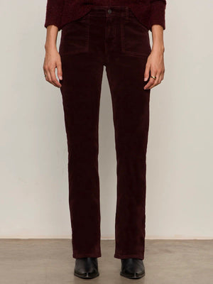 Sanctuary Velveteen Brook Bootcut | Crimson