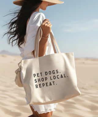 Shop Local Pet Dogs Tote Bag
