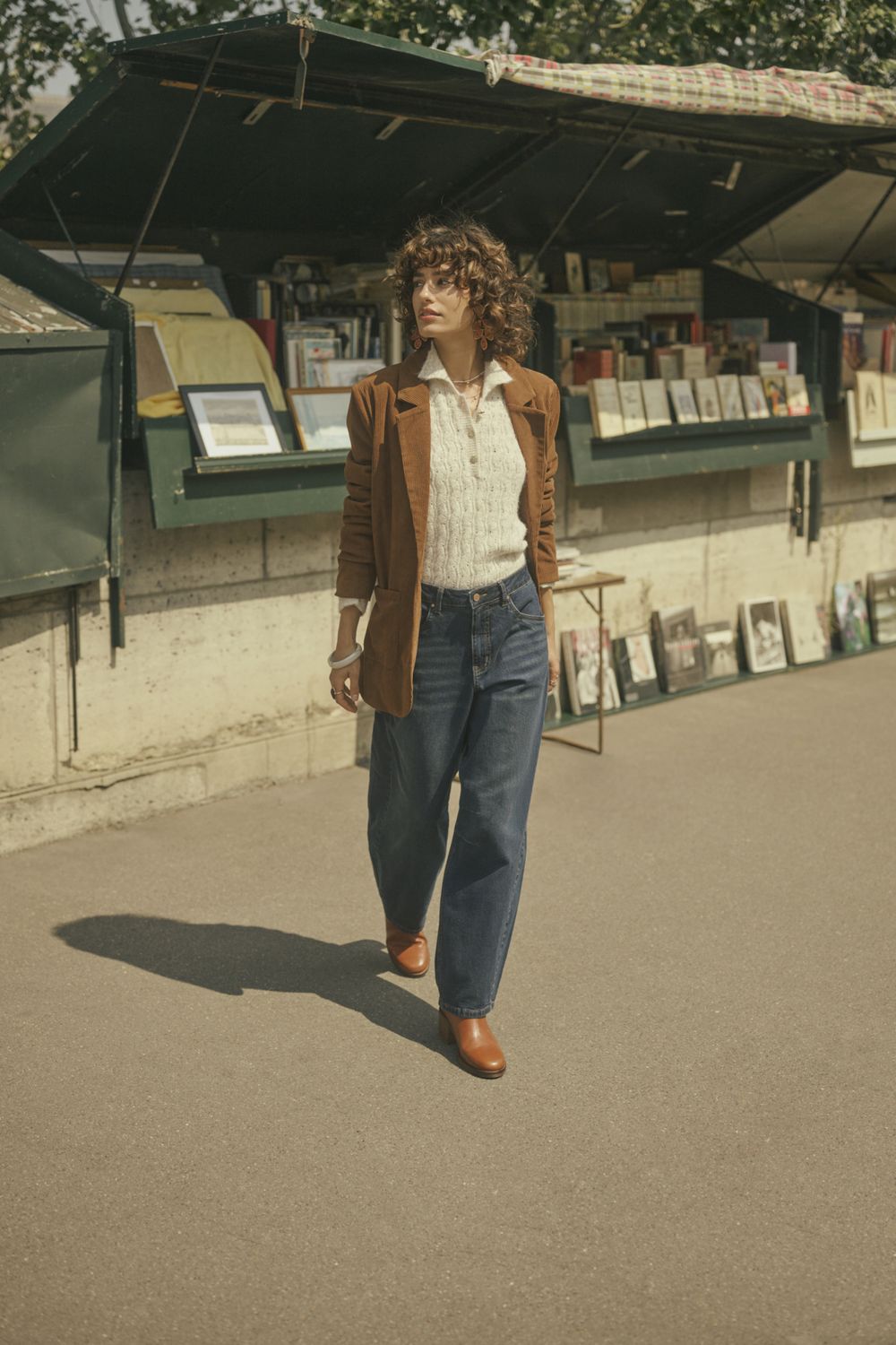 Cream Corduroy Blazer | Cobblestone & Sorrel Horse