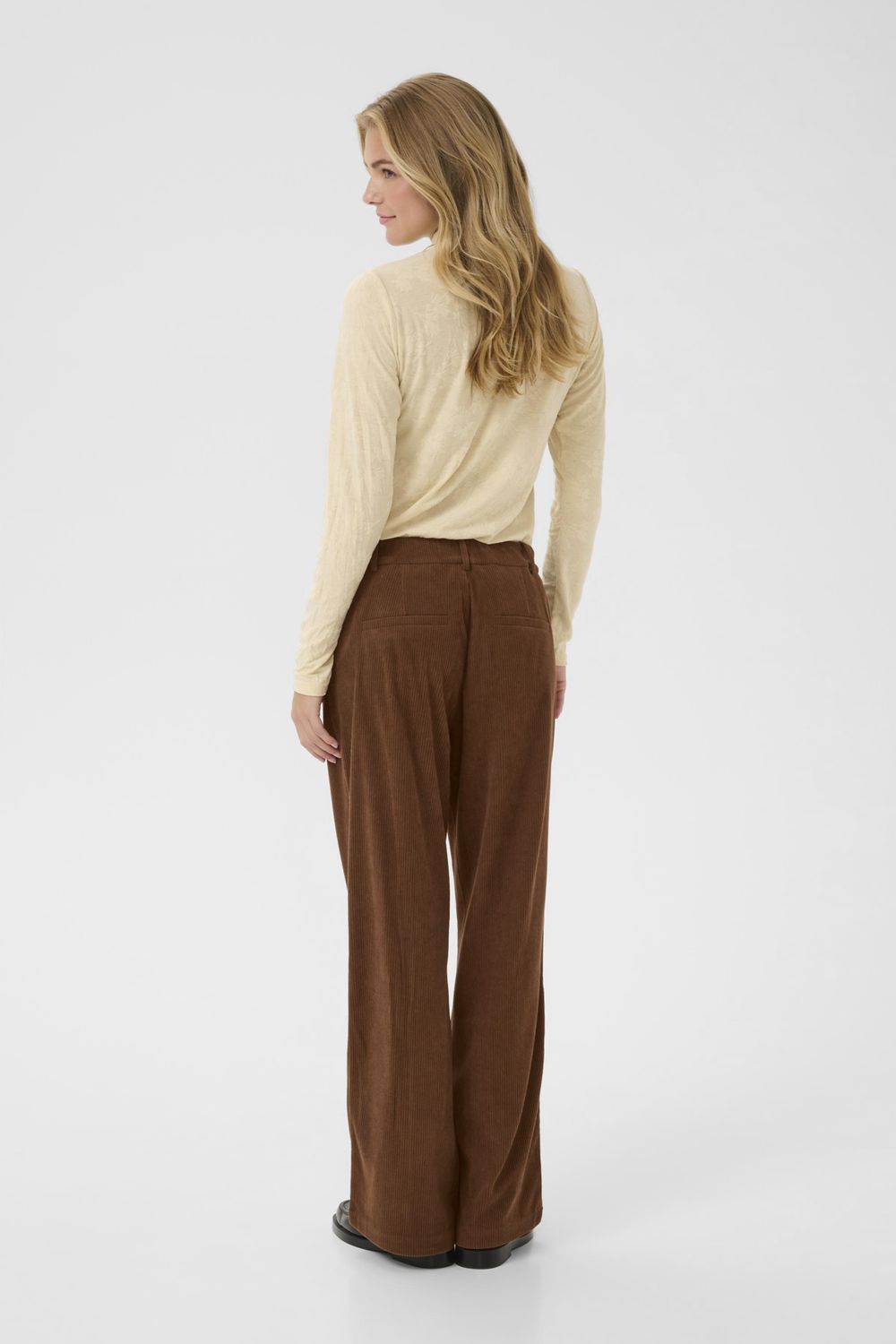 Cream Kanna Corduroy Pant | Cobblestone & Sorrel Horse