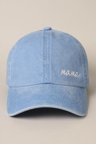 Fashion City Mama Lettering Baseball Cap | Pink + Blue