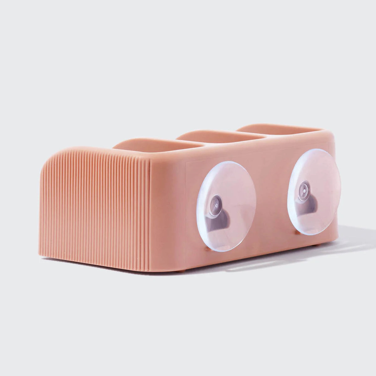 Kitsch Bottle-Free Beauty Self-draining Soap Dish- Terracotta (w/ suction & sticker)