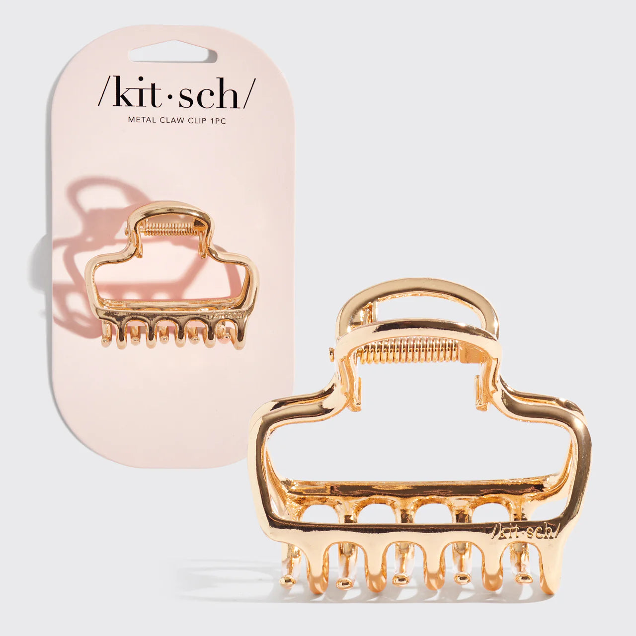 Kitsch Metal Medium Open Shape Cloud Clip | Gold