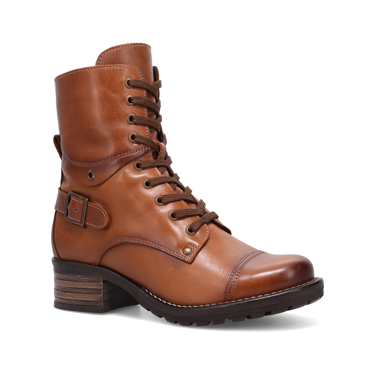 Taos Crave Leather Boots | Tan + Teal