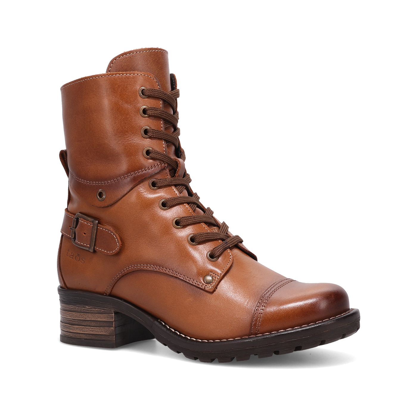Taos Crave Leather Boots | Tan + Teal