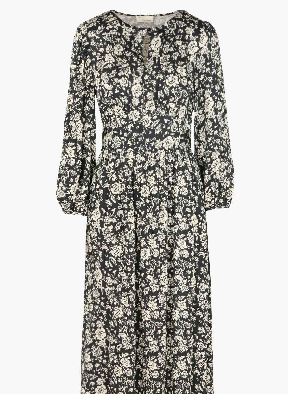 Korner Long Dress | Black