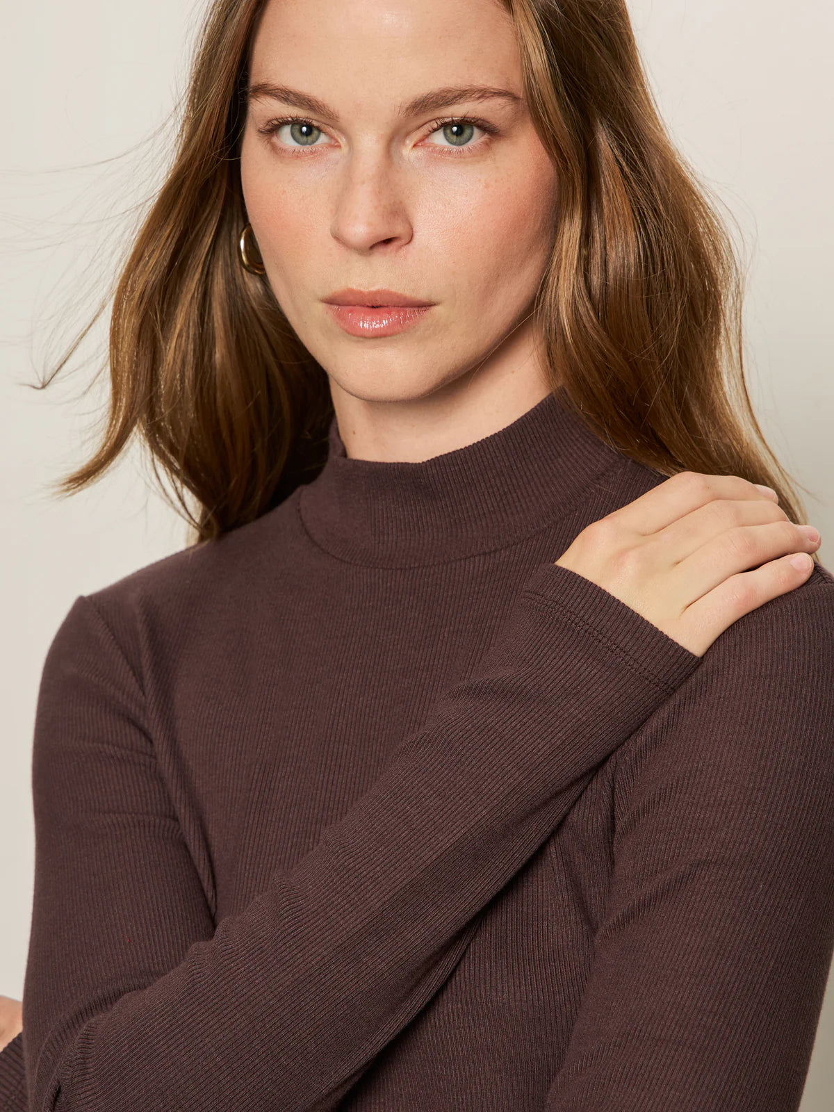 Sanctuary Mock Essential Long Sleeve | Semi Sweet