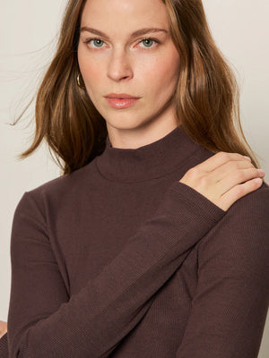 Sanctuary Mock Essential Long Sleeve | Semi Sweet