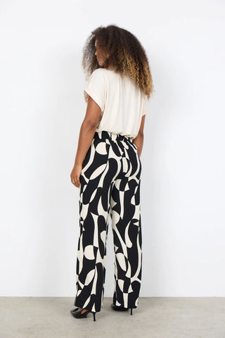 Soya Concept CHANISE 3B Pants | Black-White