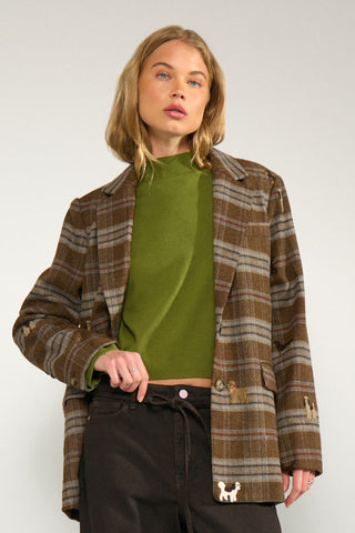 Numph Nuezma Blazer | Kelp