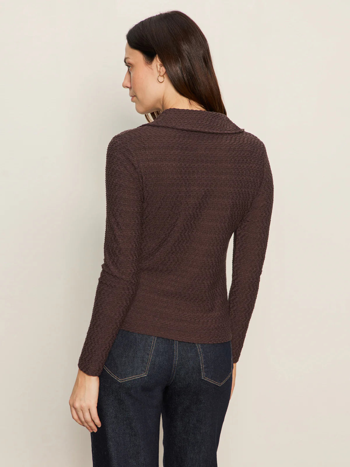 Sanctuary Textured Long Sleeve | Semi Sweet