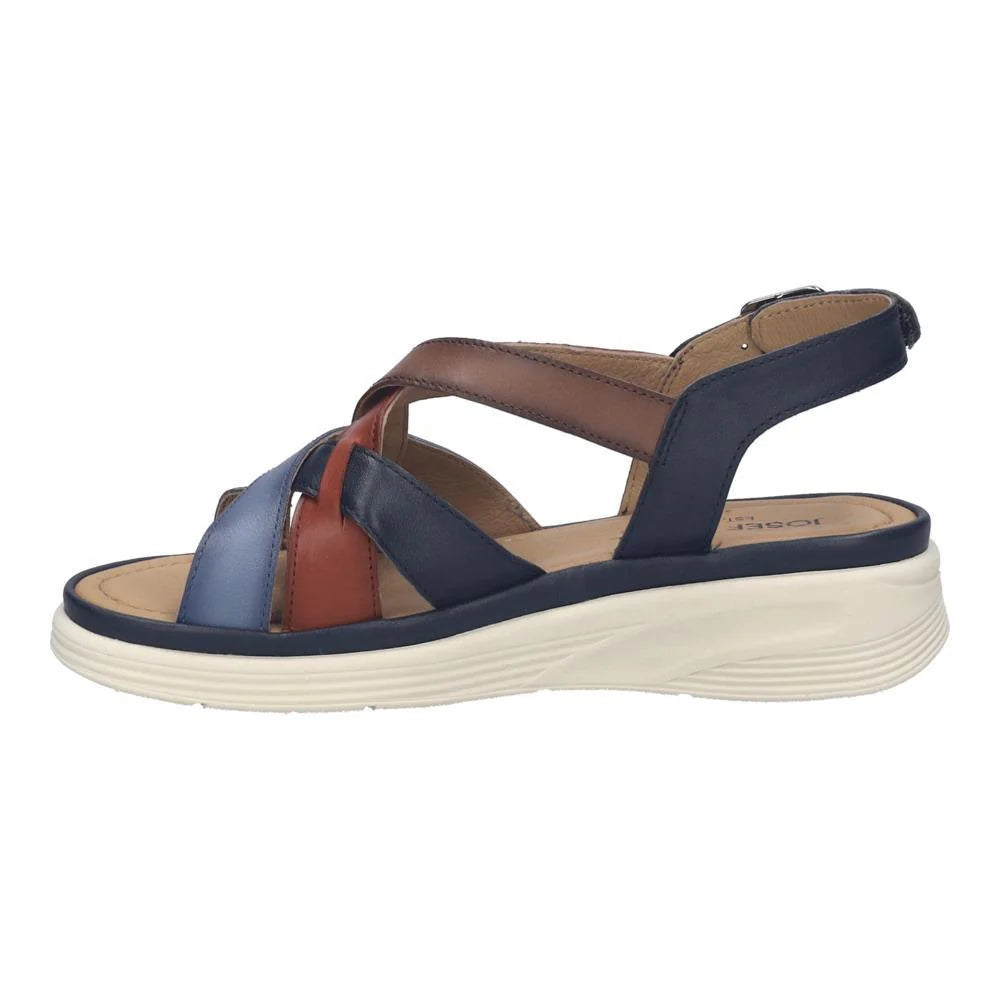 Josef Seibel Sevran 07 Sandal | Slate Blue-Multi