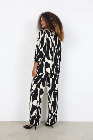 Soya Concept CHANISE 1 Blouse | Black-White