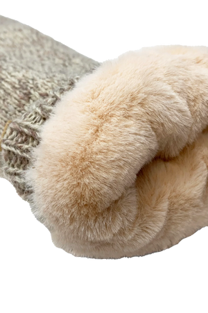 Auclair Tessa Mitts | Black + Beige
