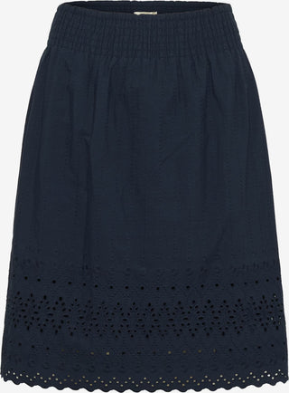 Cream Jana Skirt | Navy