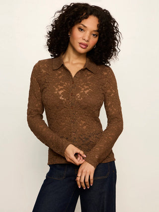 Sanctuary Dreamer Lace Shirt