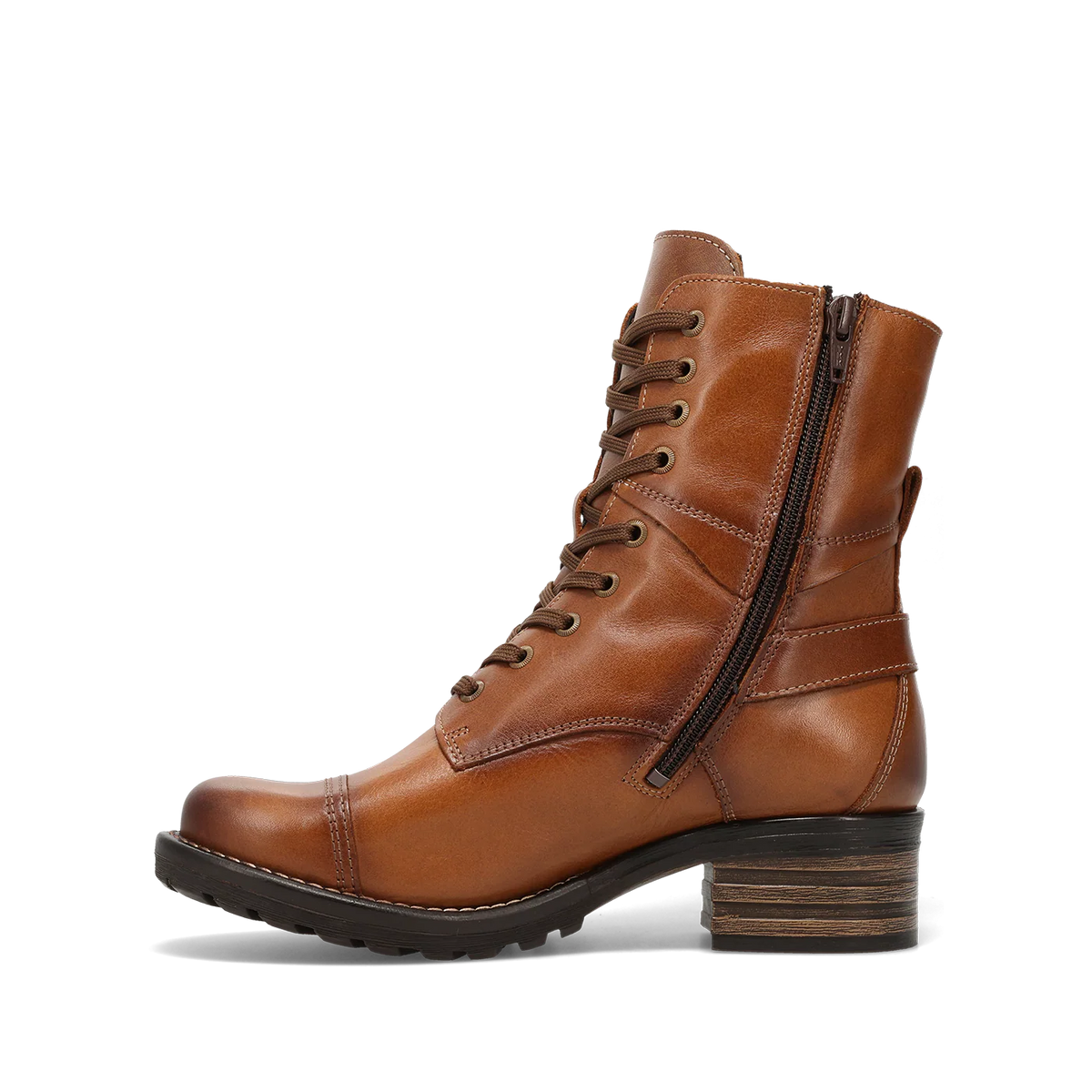 Taos Crave Leather Boots | Tan + Teal