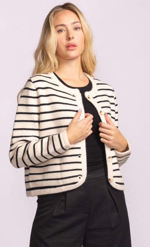 Pink Martini Chastain Sweater| Beige