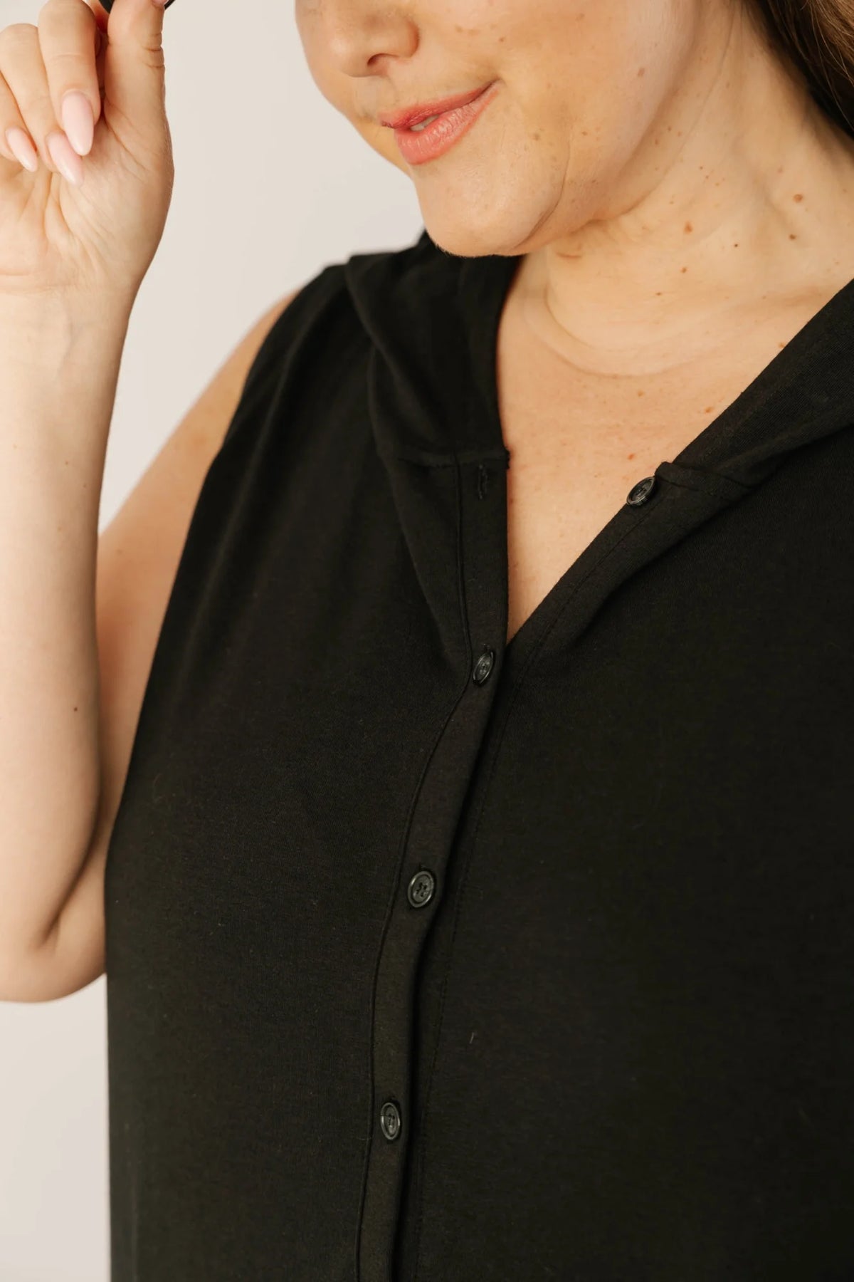 Smash & Tess Abigael Henley Romper | Black