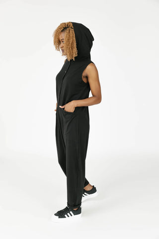 Smash & Tess Abigael Henley Romper | Black