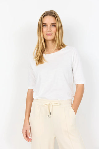 Soya Concept BABETTE 47 T-Shirt | Navy, Off White + Rose