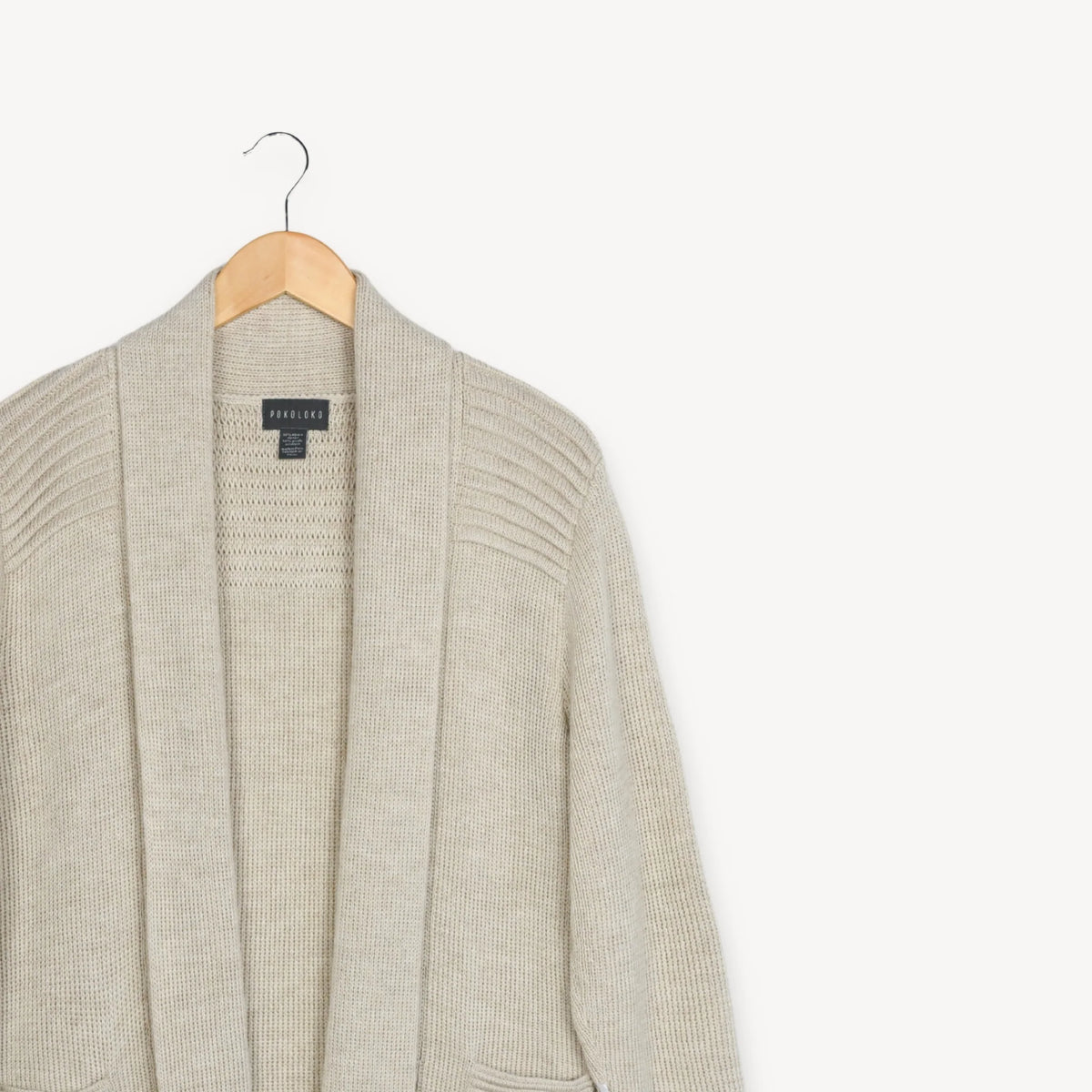 Pokoloko Long Cartier Alpaca Sweater| Camel, Black + Chai