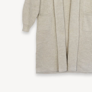 Pokoloko Long Cartier Alpaca Sweater| Camel, Black + Chai