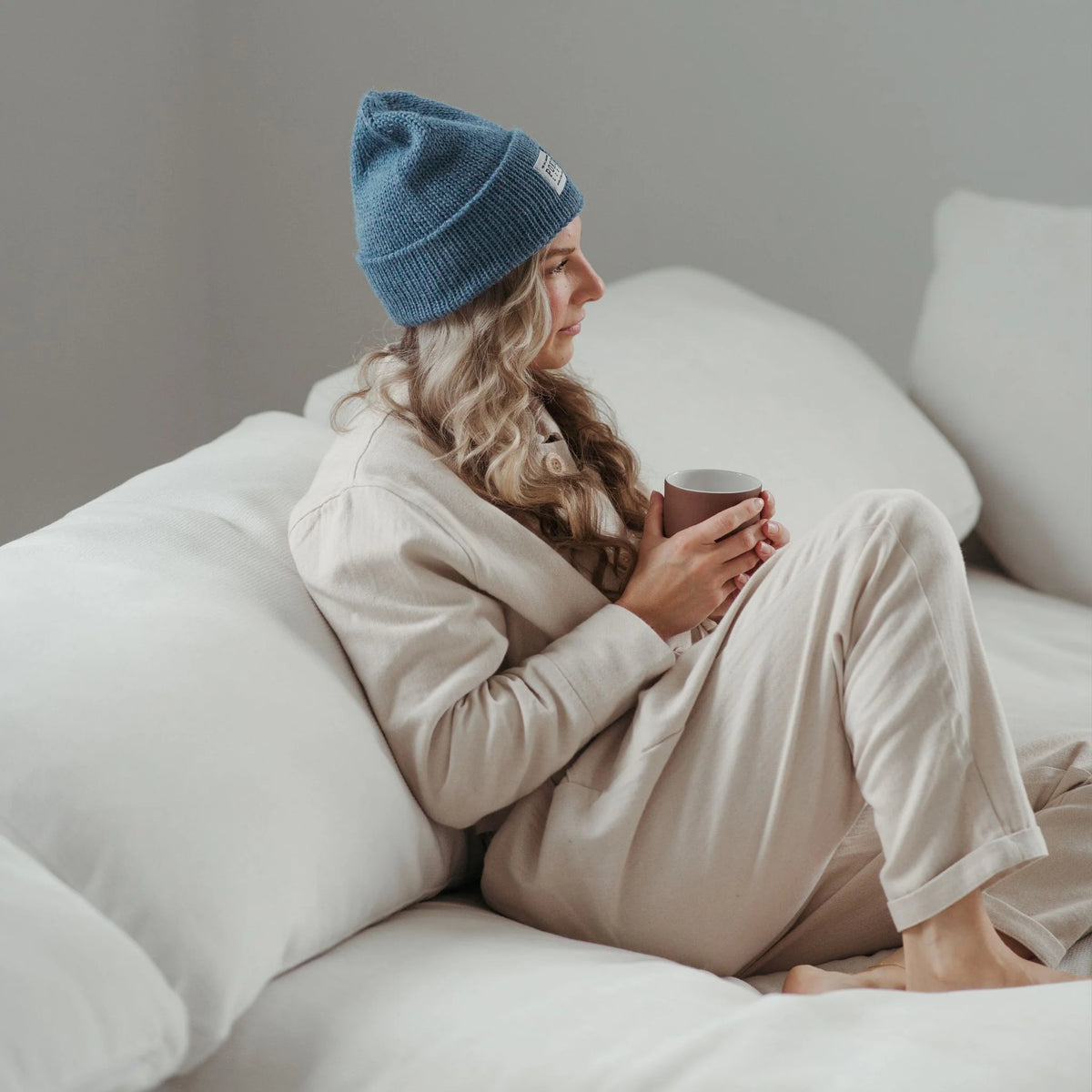 Pokoloko 100% Pure Peruvian Alpaca Fisherman Hat | Mushroom, Water, Rose + Black