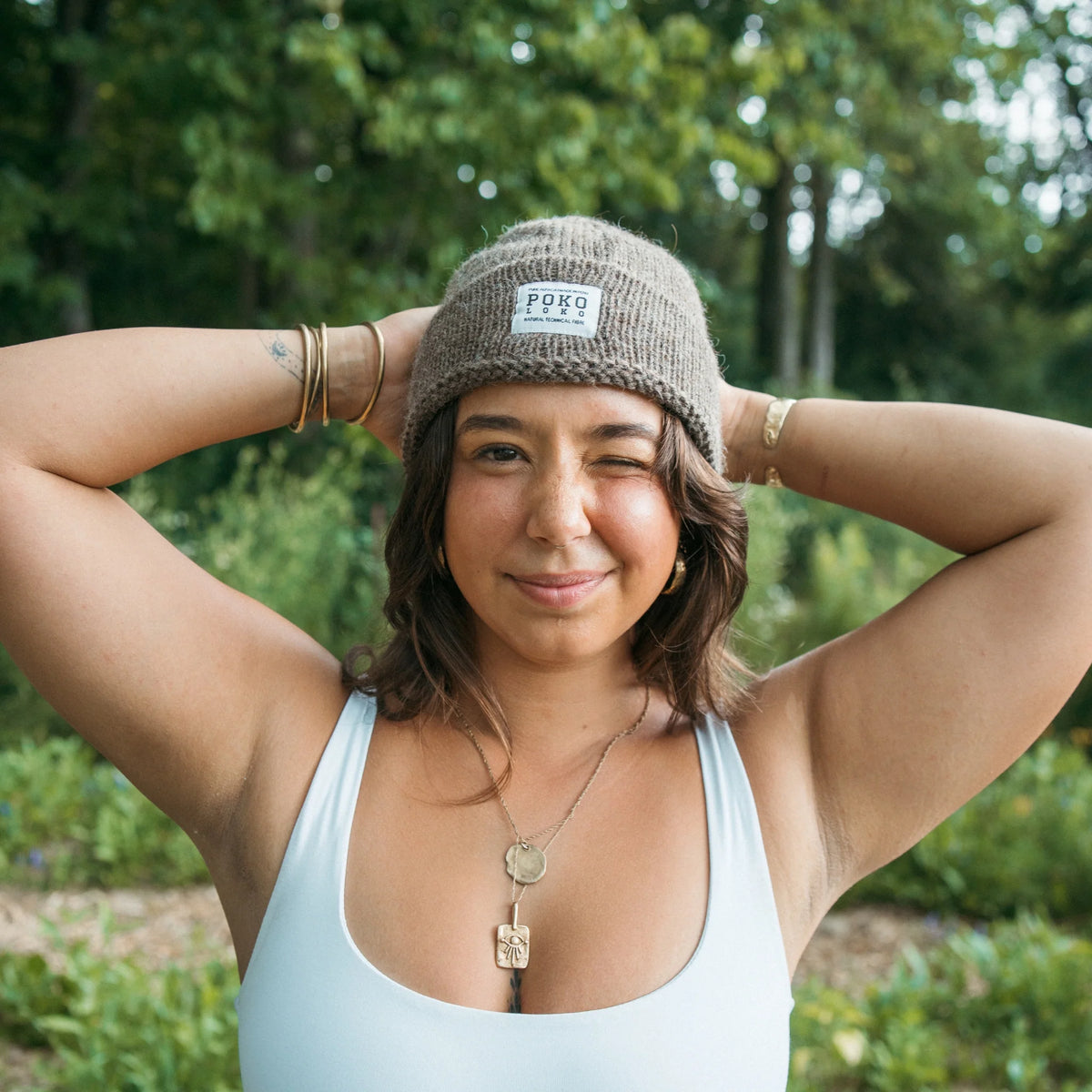 Pokoloko 100% Pure Peruvian Alpaca Fisherman Hat | Mushroom, Water, Rose + Black