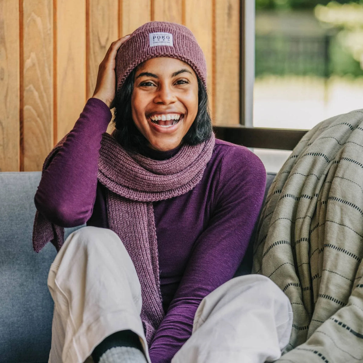 Pokoloko 100% Pure Peruvian Alpaca Fisherman Hat | Mushroom, Water, Rose + Black