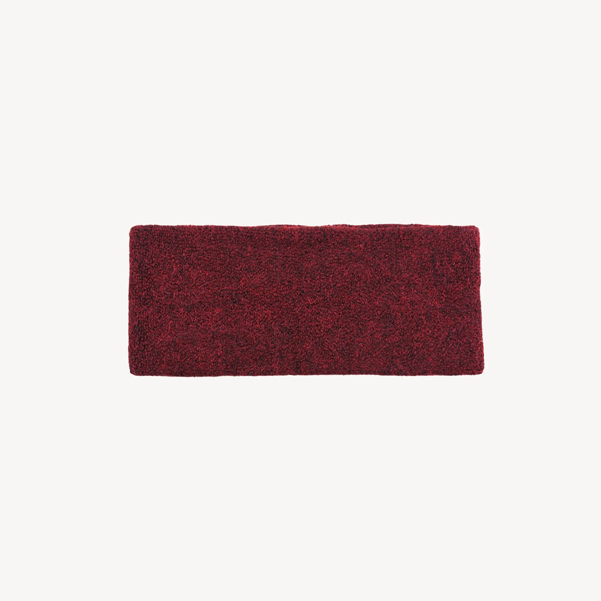Pokoloko Baby 100% Alpaca Headband | Wine, Black + Ivory