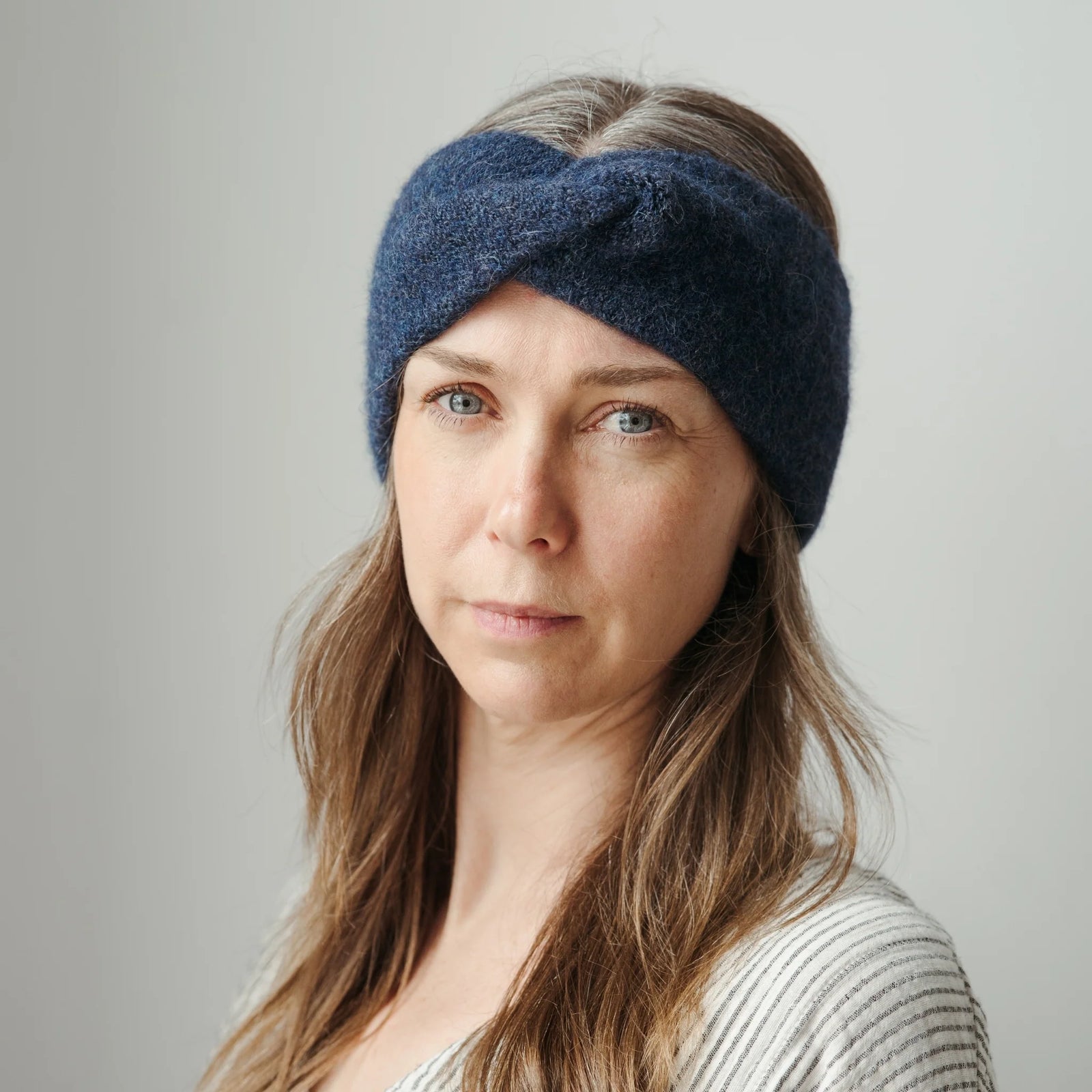 Pokoloko twisted Headband | Petina, Linen, Denim