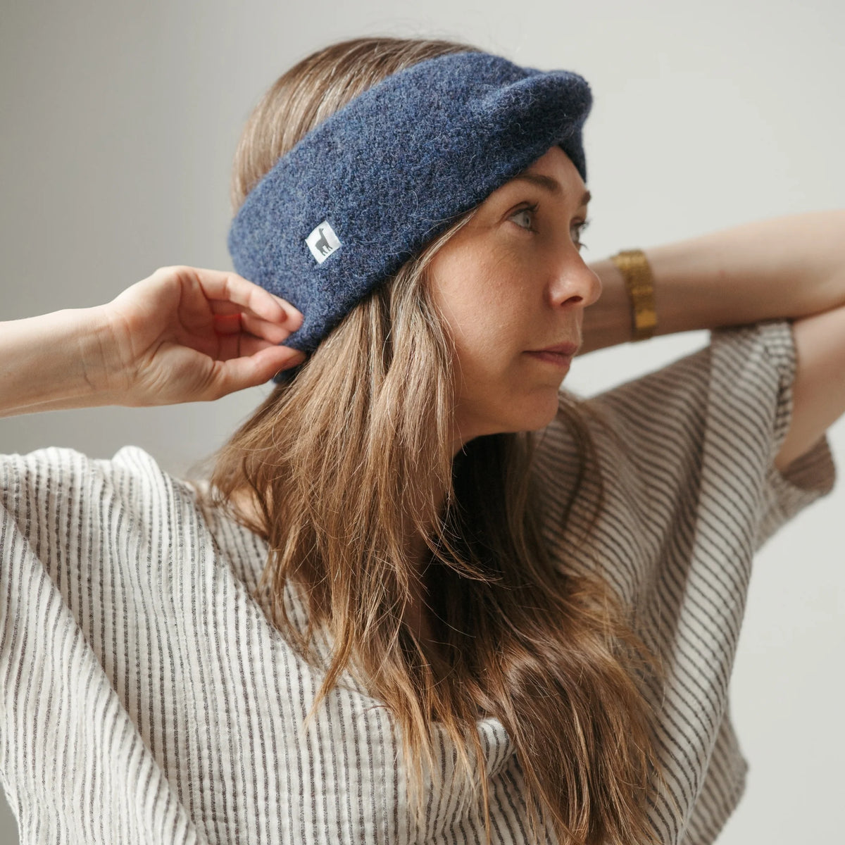 Pokoloko twisted Headband | Petina, Linen, Denim