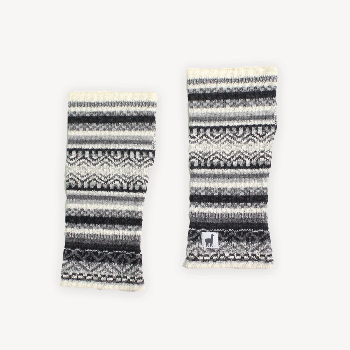 Pokoloko 100% Alpaca Bella Hand Warmers Bella | Monochrome + Harvest