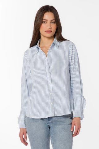 Velvet Heart Amaya Top | Peri Blue