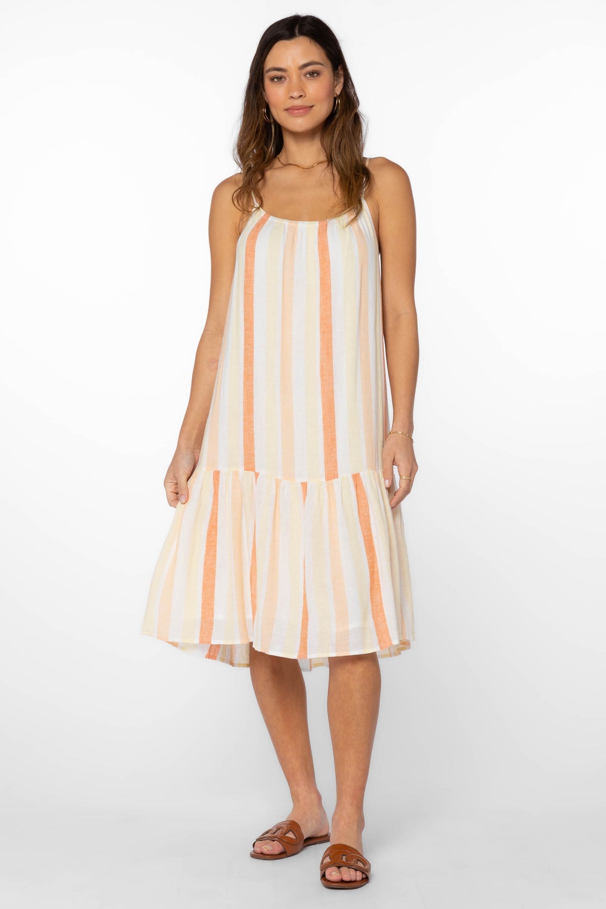 Velvet Heart Amelie Orange Stripe Dress