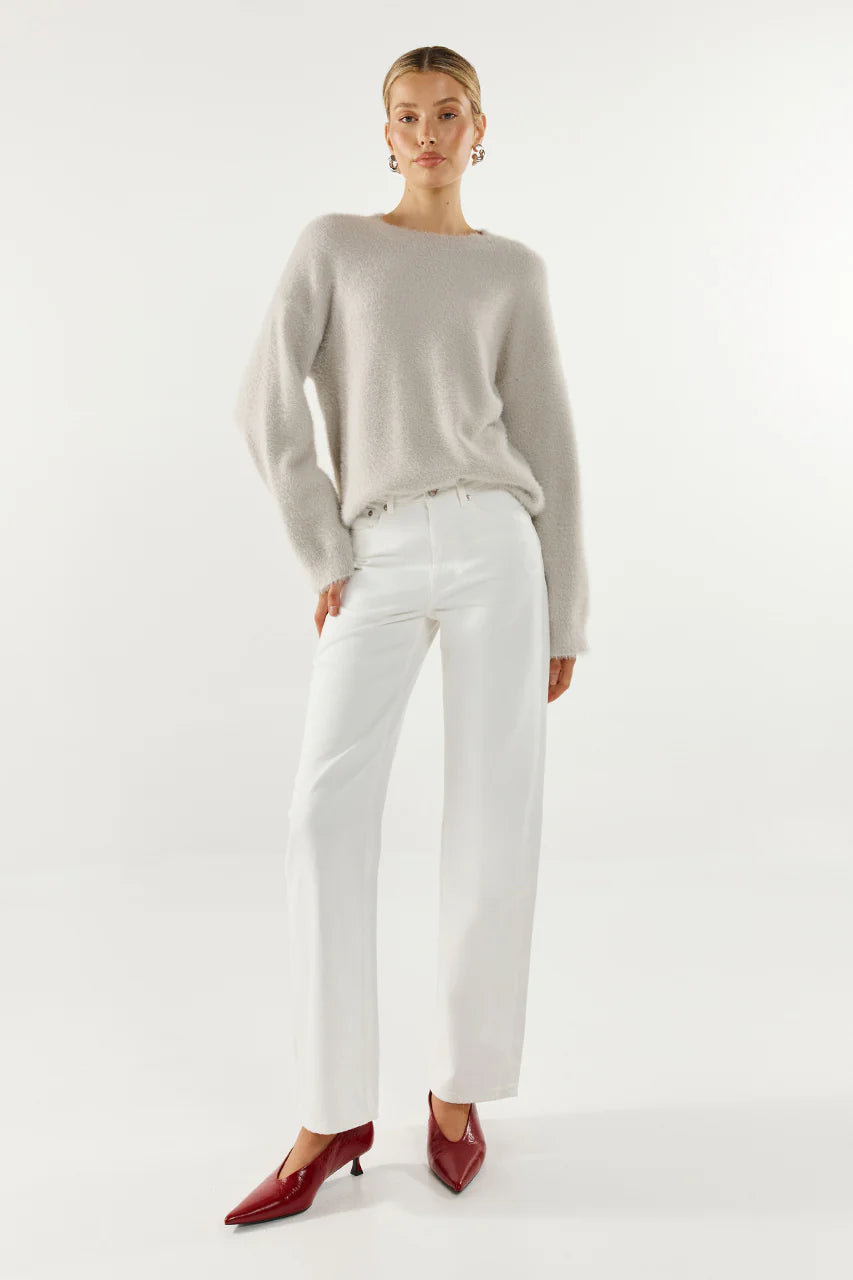 Madison The Label Angelina Knit Sweater | Grey