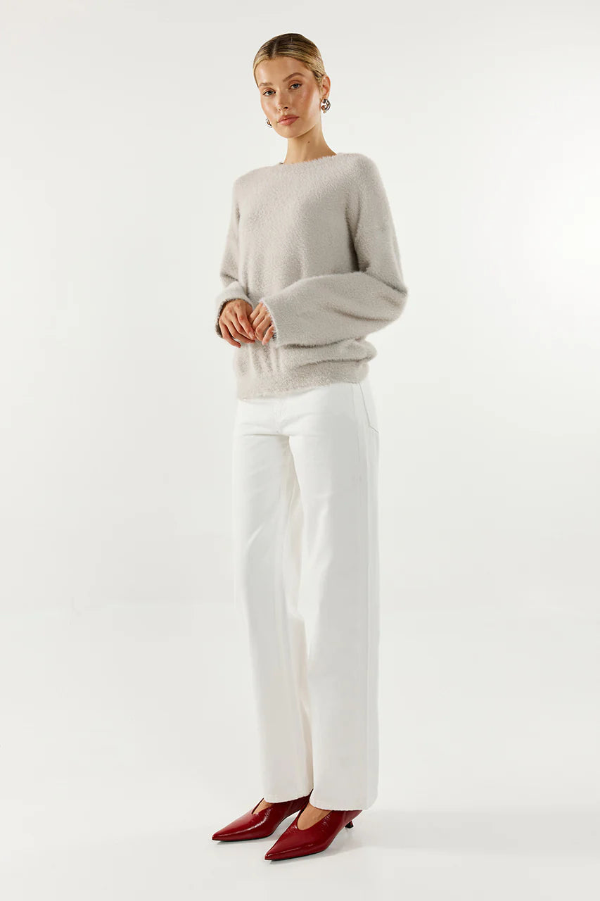 Madison The Label Angelina Knit Sweater | Grey