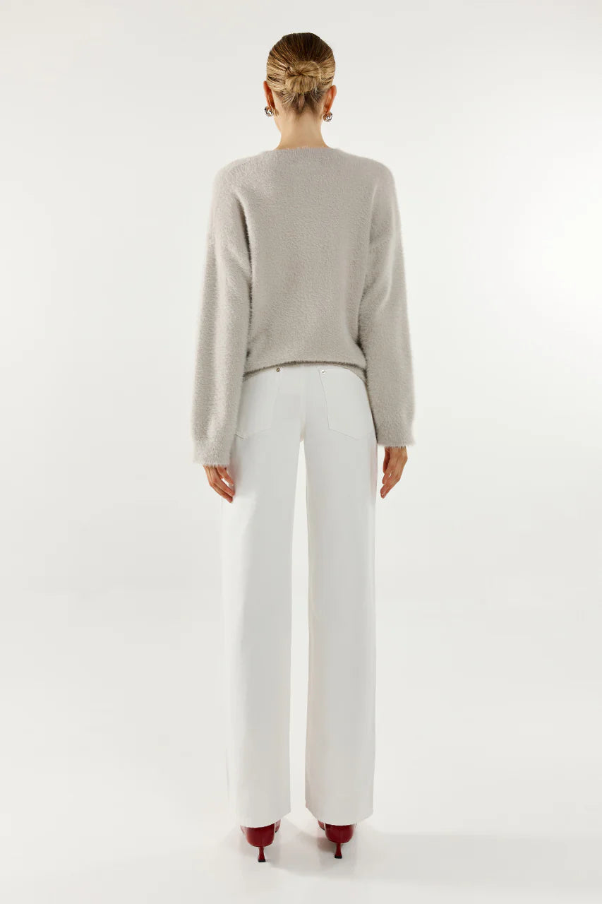 Madison The Label Angelina Knit Sweater | Grey