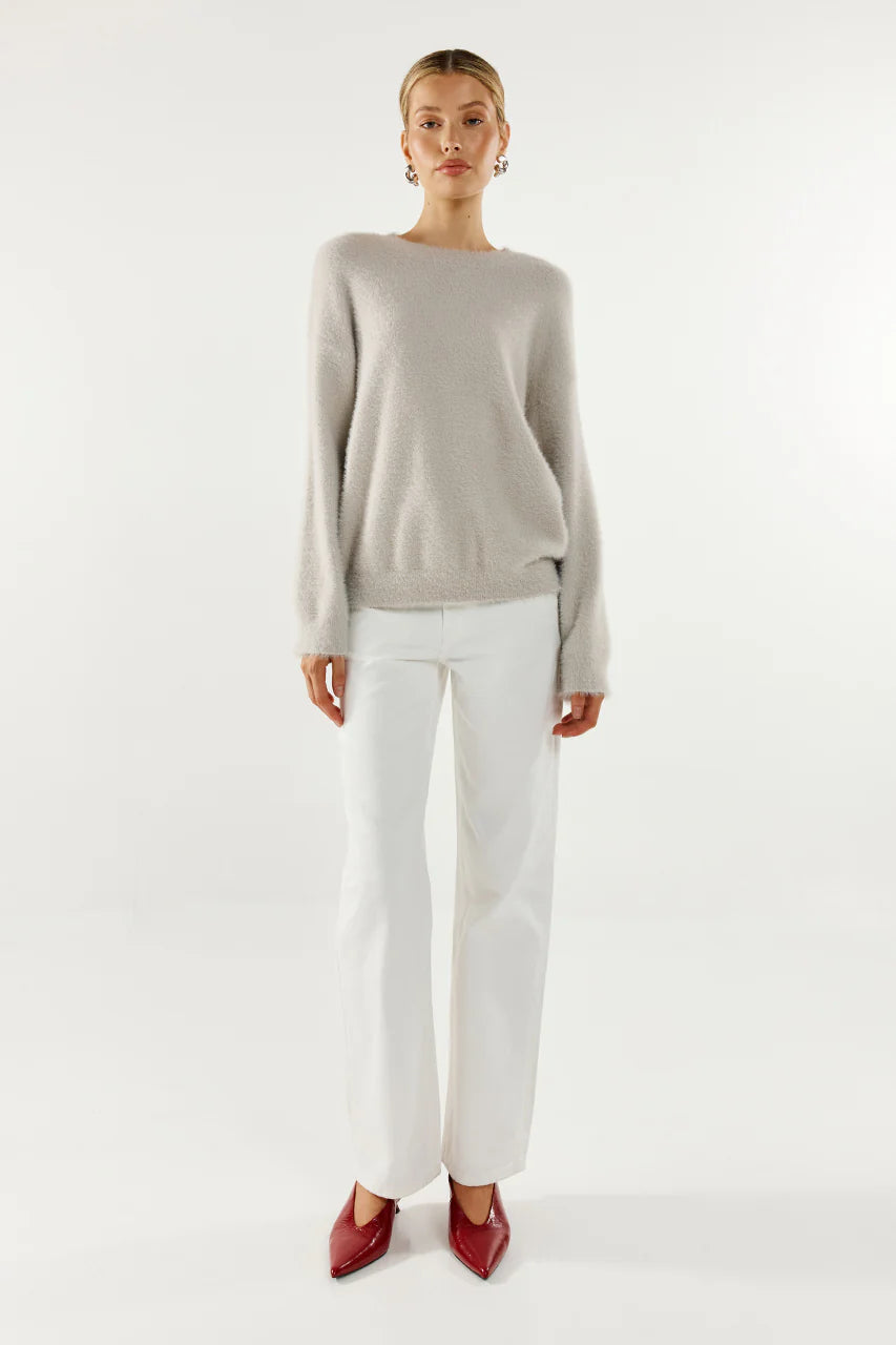Madison The Label Angelina Knit Sweater | Grey