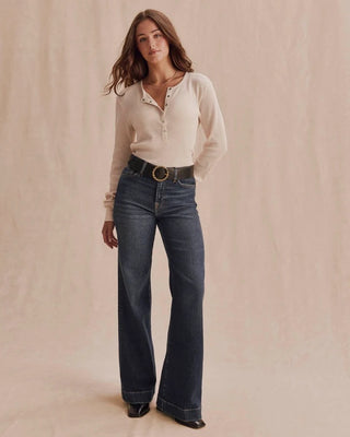 Splendid Henley Crop | Eucalyptus + Shell