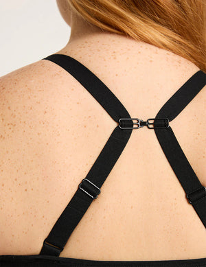 Boody Wireless Full Bust T-Shirt Bra | Shell + Black