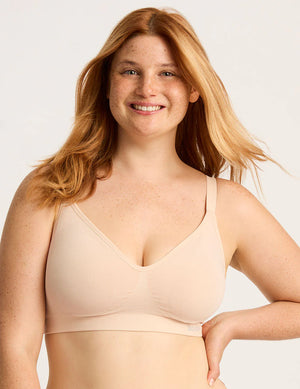 Boody Wireless Full Bust T-Shirt Bra | Shell + Black