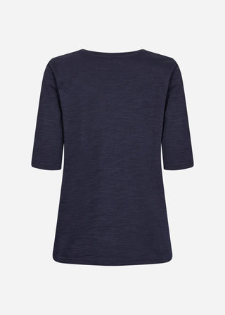 Soya Concept BABETTE 47 T-Shirt | Navy, Off White + Rose
