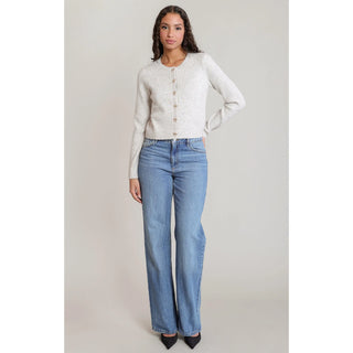 Dex Cropped Cardigan | Ivory