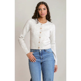 Dex Cropped Cardigan | Ivory