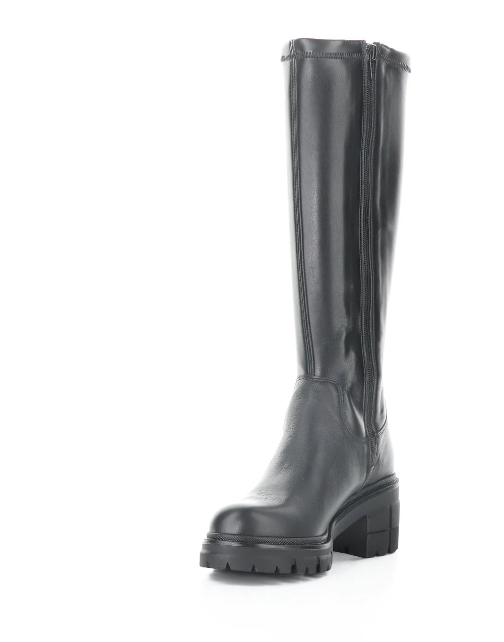 Bos & Co Brenna Tall Leather Boot | Black